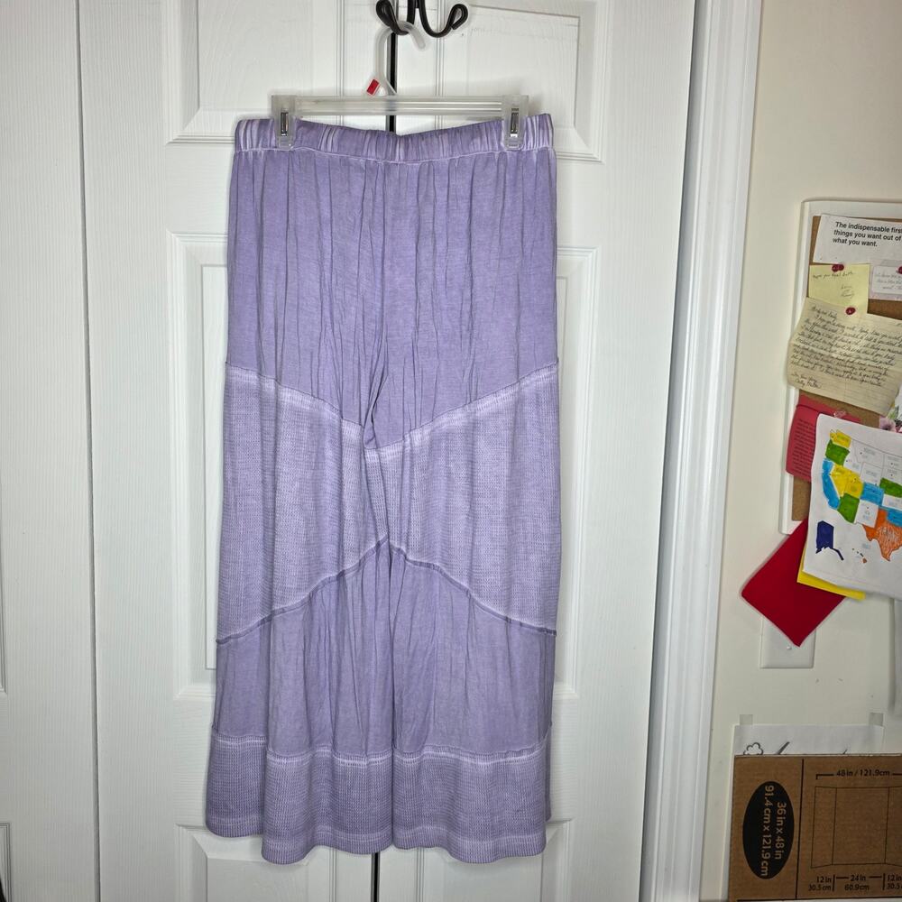 POL Ultra Soft Wide Leg Lavender Palazzo Pants Sz M/L NWT - Picture 7 of 9